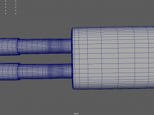 Car Exhaust Pipe 3D Model