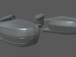 Car Mirror 06 3D 模型