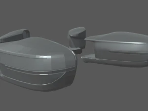 Car Mirror 06 3D Model