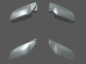 Car Mirror 06 3D Model