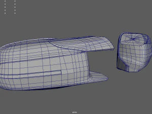 Car Mirror 06 3D Model