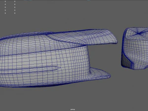 Car Mirror 06 3D Model