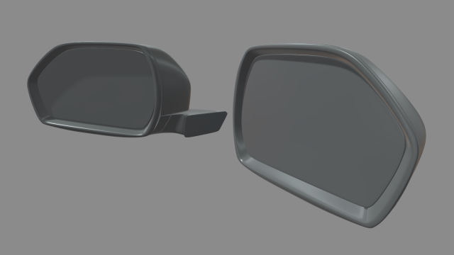 Car Mirror 07 Modello 3D .c4d .max .obj .3ds .fbx .stl .blend 