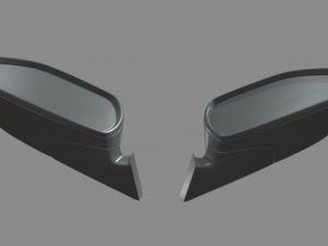 Car Mirror 07 Modello 3D