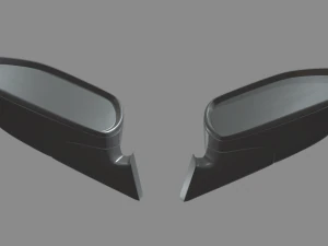 Car Mirror 07 3D Model