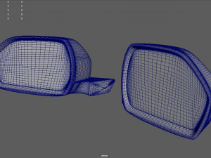 Car Mirror 07 3D Model