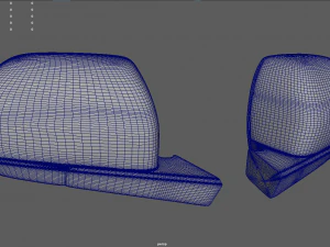 Car Mirror 07 3D Model