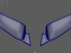 Car Mirror 07 3D Model