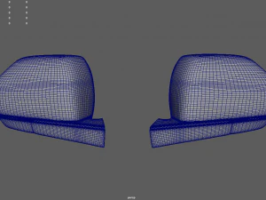 Car Mirror 07 3D Model