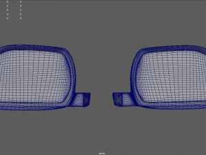 Car Mirror 07 3D Model
