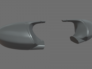 Car Mirror 08 3D-Modell