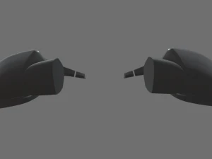 Car Mirror 08 3D Model