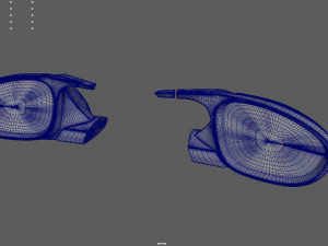 Car Mirror 08 3D Model