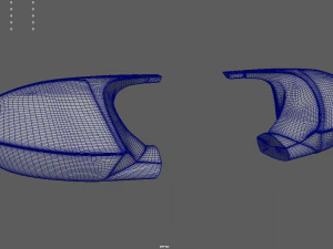 Car Mirror 08 3D Model