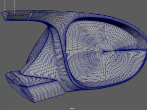 Car Mirror 08 3D Model