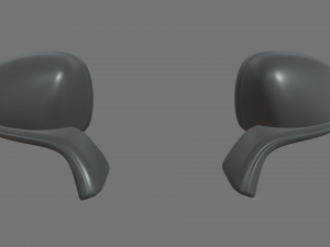 Car Mirror 09 3D Model