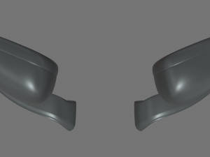 Car Mirror 09 3D Model