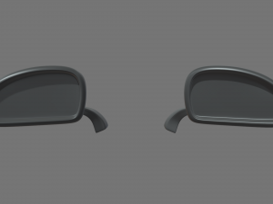 Car Mirror 09 3D Model