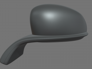Car Mirror 09 3D Model