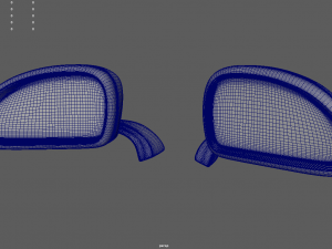 Car Mirror 09 3D Model