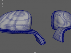 Car Mirror 09 3D Model