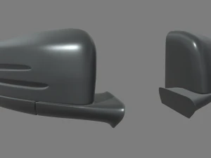 Car Mirror 010 3D Model