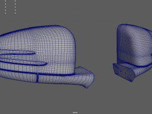 Car Mirror 010 3D Model