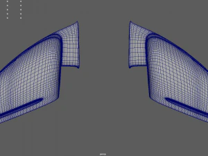 Car Mirror 010 3D Model