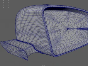 Car Mirror 010 3D Model