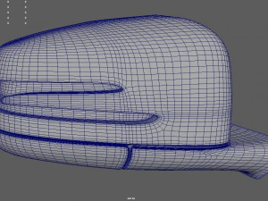 Car Mirror 010 3D Model