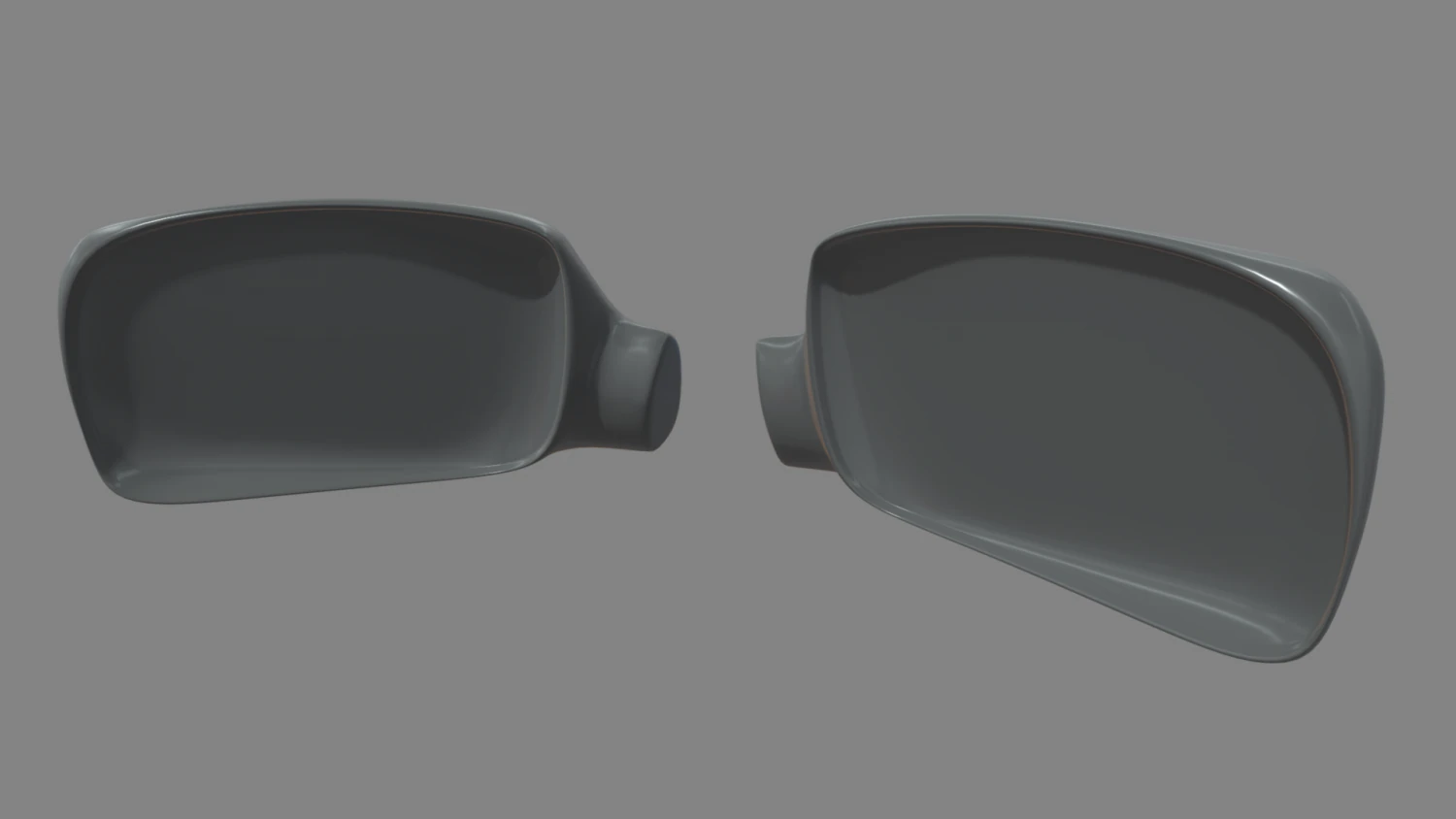 Car Mirror 011 3D Model .c4d .max .obj .3ds .fbx .stl .blend 