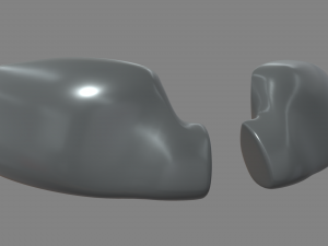 Car Mirror 011 3D Model