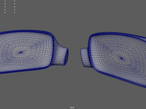 Car Mirror 011 3D Model