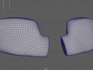 Car Mirror 011 3D Model