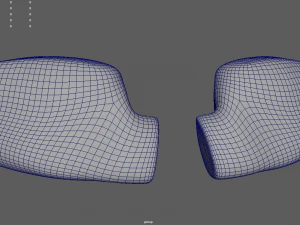 Car Mirror 011 3D Model