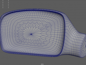 Car Mirror 011 3D Model