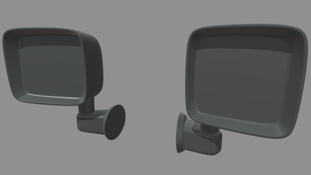 Car Mirror 012 Modelo 3D .c4d .max .obj .3ds .fbx .stl .blend 