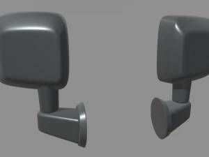 Car Mirror 012 3D Model