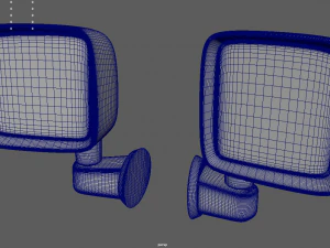 Car Mirror 012 3D Model