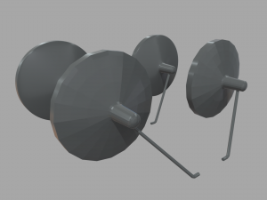 Car Mirror 013 Model 3D