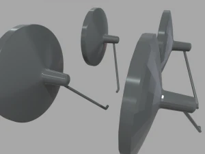 Car Mirror 013 3D Model
