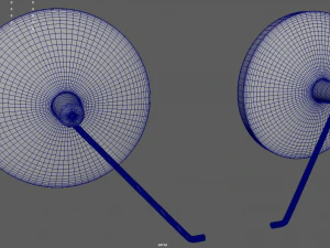 Car Mirror 013 3D Model