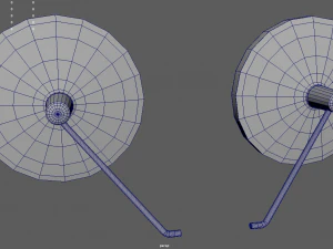 Car Mirror 013 3D Model