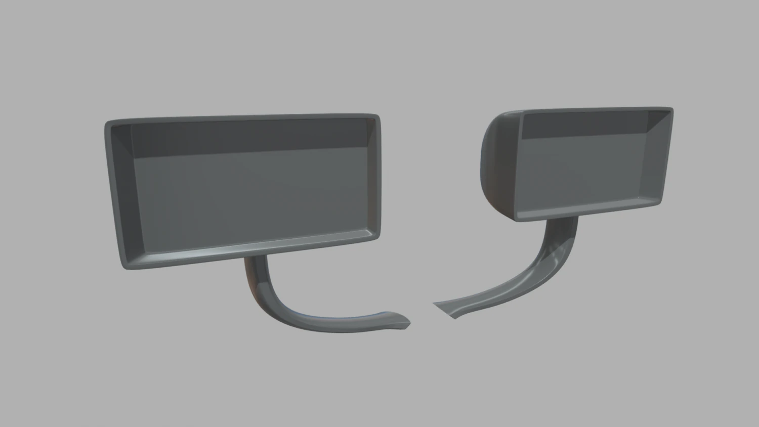 Car Mirror 014 3D Model .c4d .max .obj .3ds .fbx .stl .blend