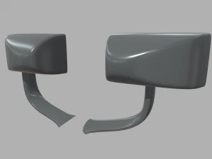 Car Mirror 014 3D Model
