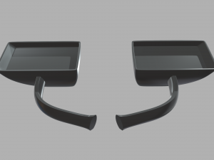 Car Mirror 014 3D Модель