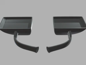 Car Mirror 014 3D Model
