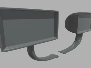 Car Mirror 014 3D Model