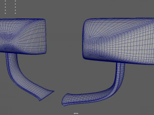 Car Mirror 014 3D Model