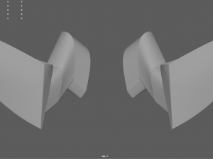 Car Mirror 01 3D Model